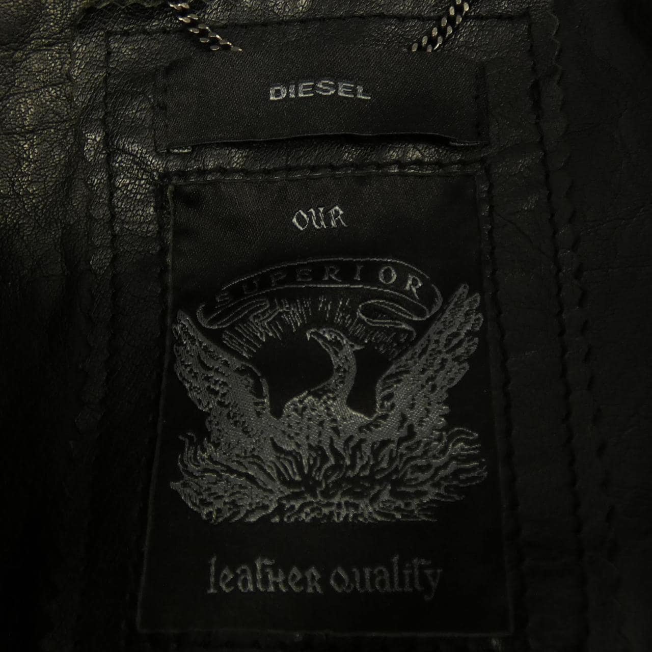 ディーゼル DIESEL レザーライダースジャケット