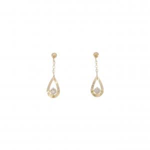 K18YG ダイヤモンド ピアス 0.08CT