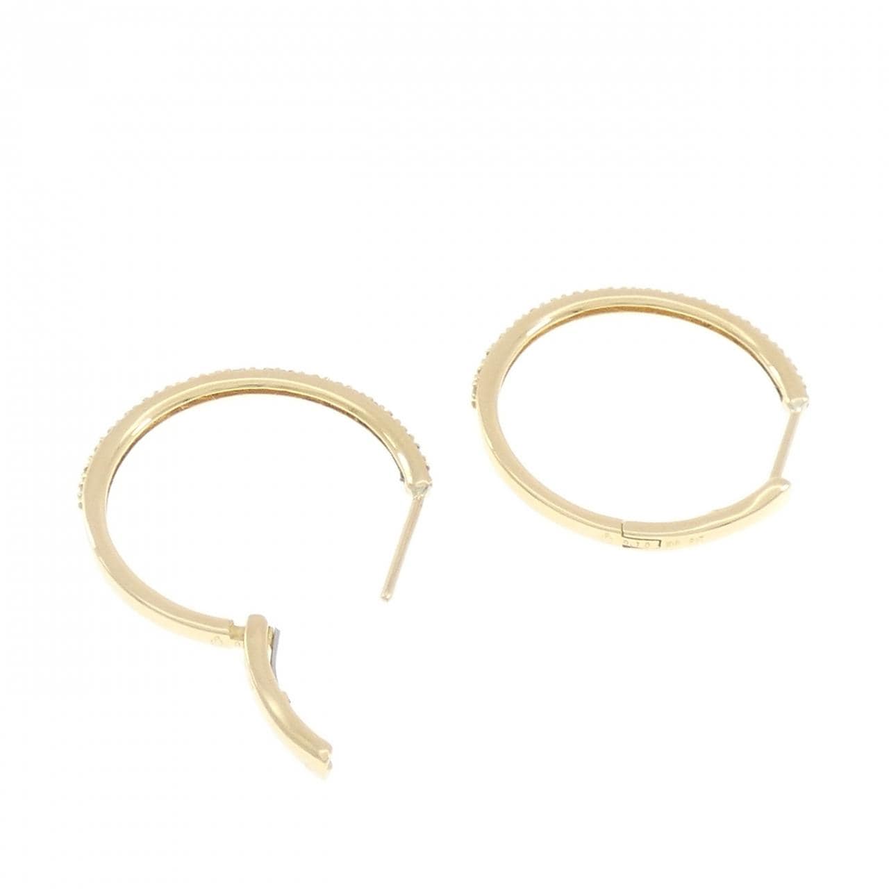 K18YG ダイヤモンド ピアス 0.20CT