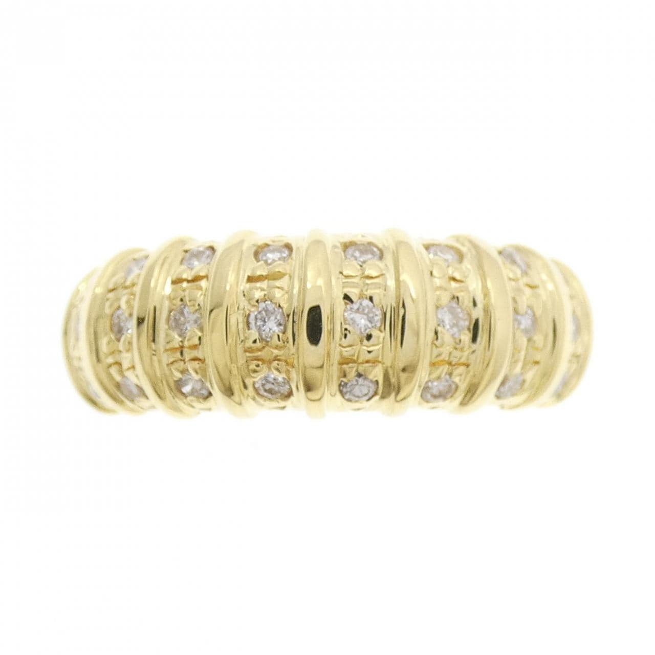 K18YG ダイヤモンド リング 0.24CT