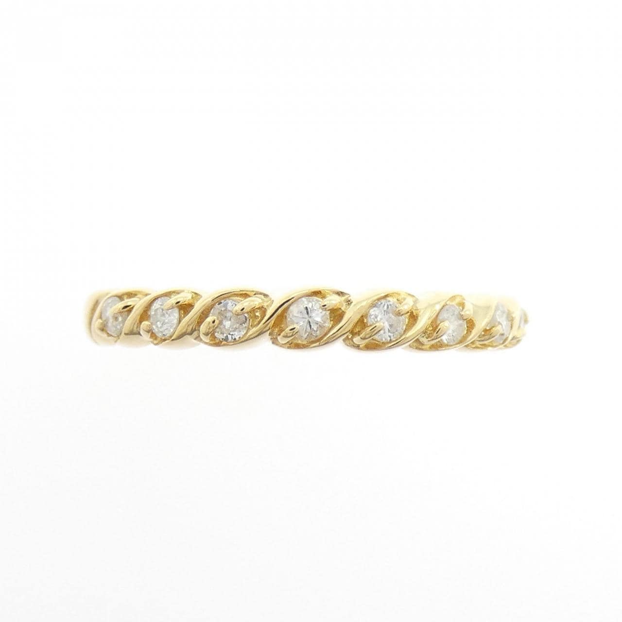 K18YG ダイヤモンド リング 0.13CT