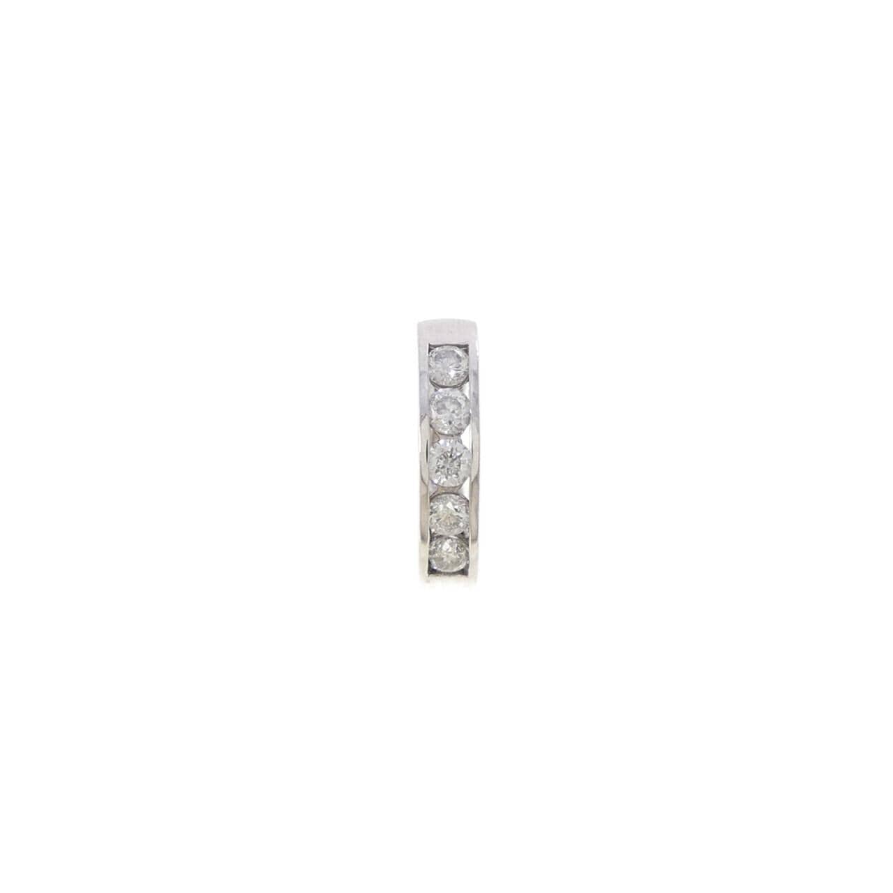 K18WG ダイヤモンド ピアス 0.20CT 片耳