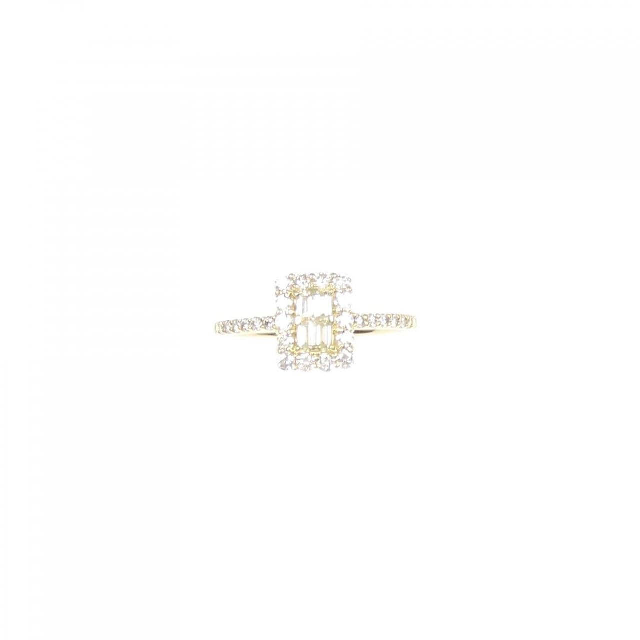 【新品】K18YG ダイヤモンド リング 0.58CT