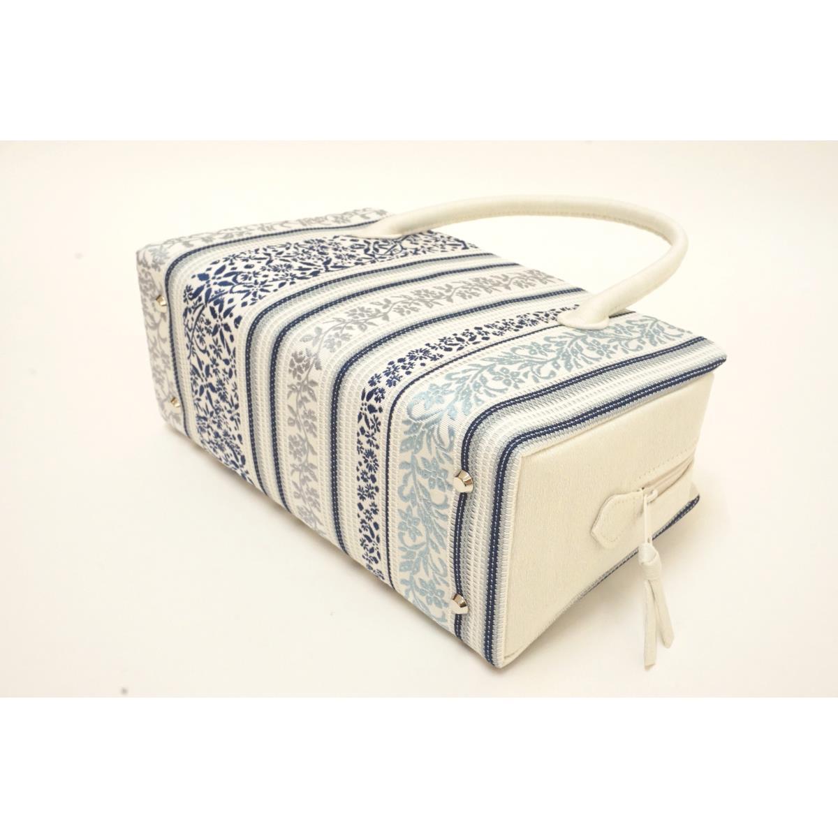 【新品】利休バッグ　【博多織】夏物