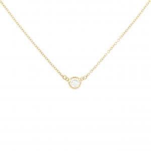 ティファニー バイザヤード ネックレス 0.18CT G VS2 3EXT