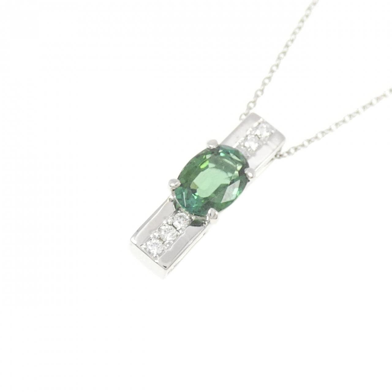 PT900/PT850 トルマリン ネックレス 1.09CT