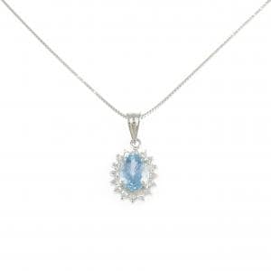 PT/PT850 アクアマリン ネックレス 1.16CT