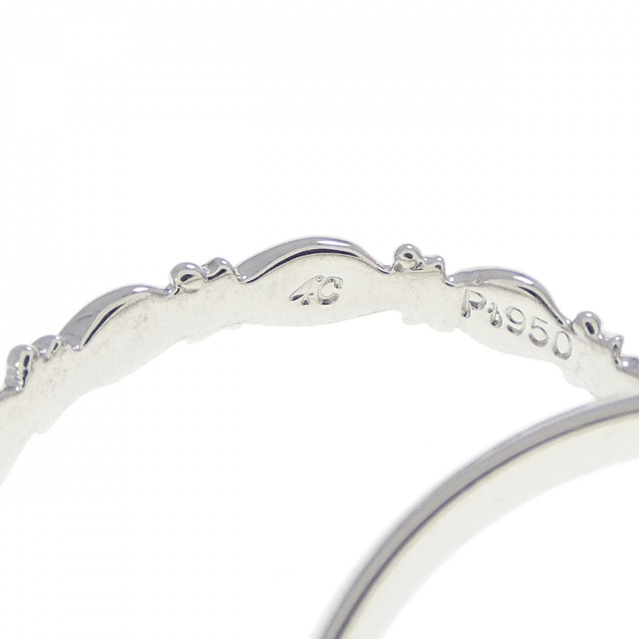 4゜C PT950 リング