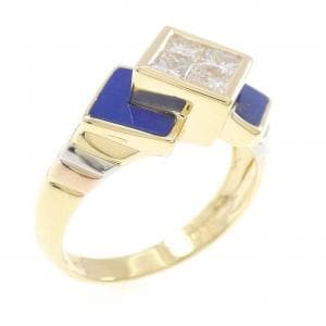 K18YG ラピスラズリ リング