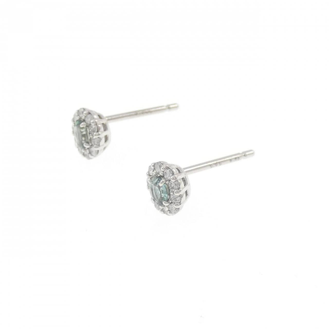 PT950/PT900 アレキサンドライト ピアス 0.12CT