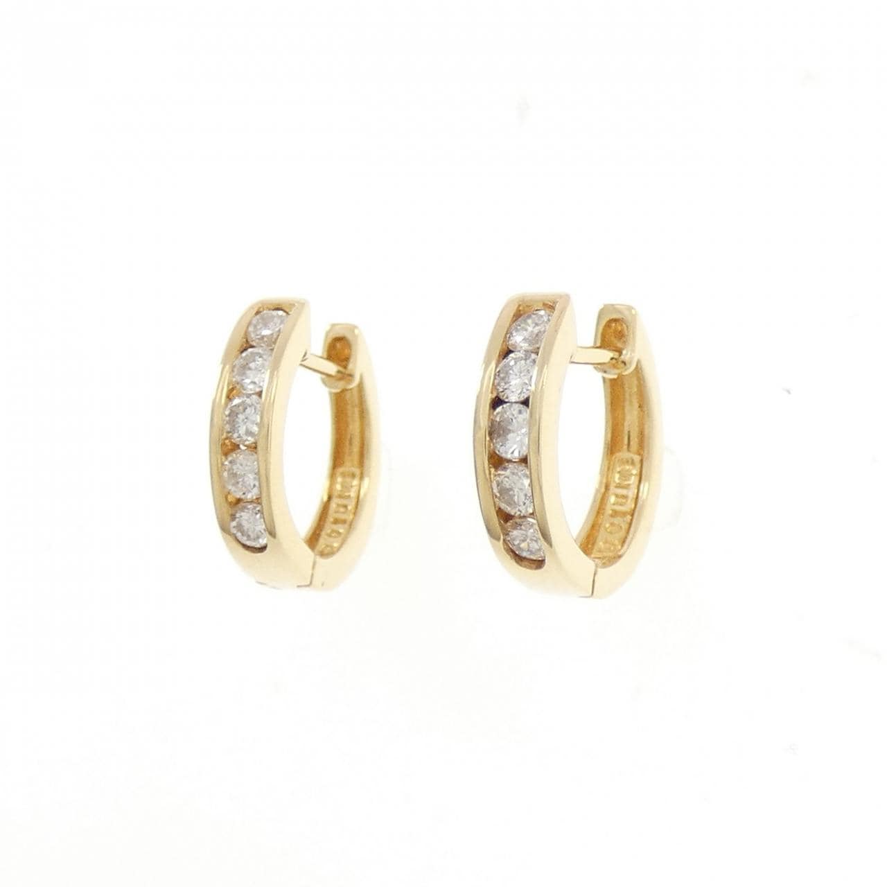 K18YG ダイヤモンド ピアス 0.30CT