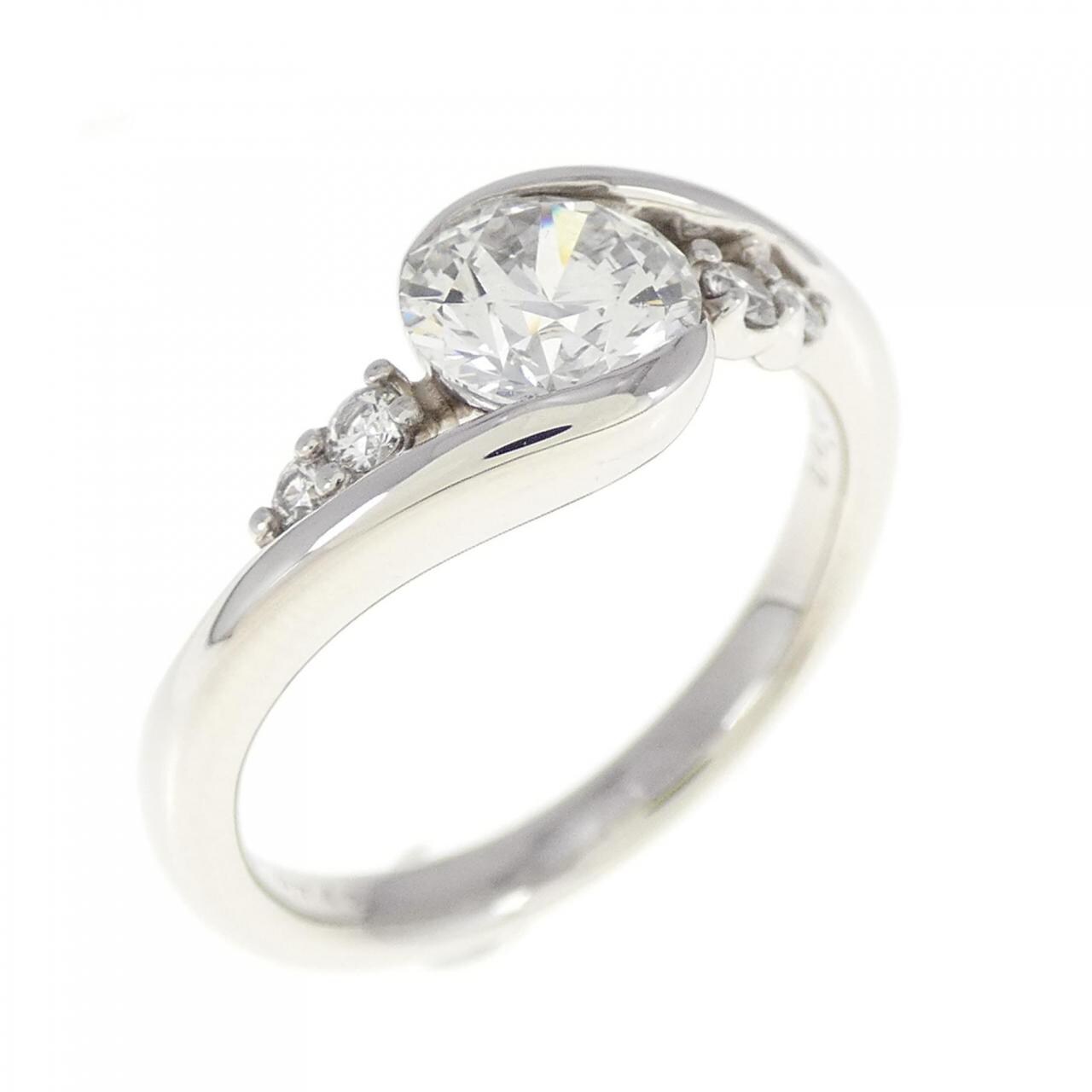 PT Diamond Ring 0.742CT G SI2 3EXT H&amp;C