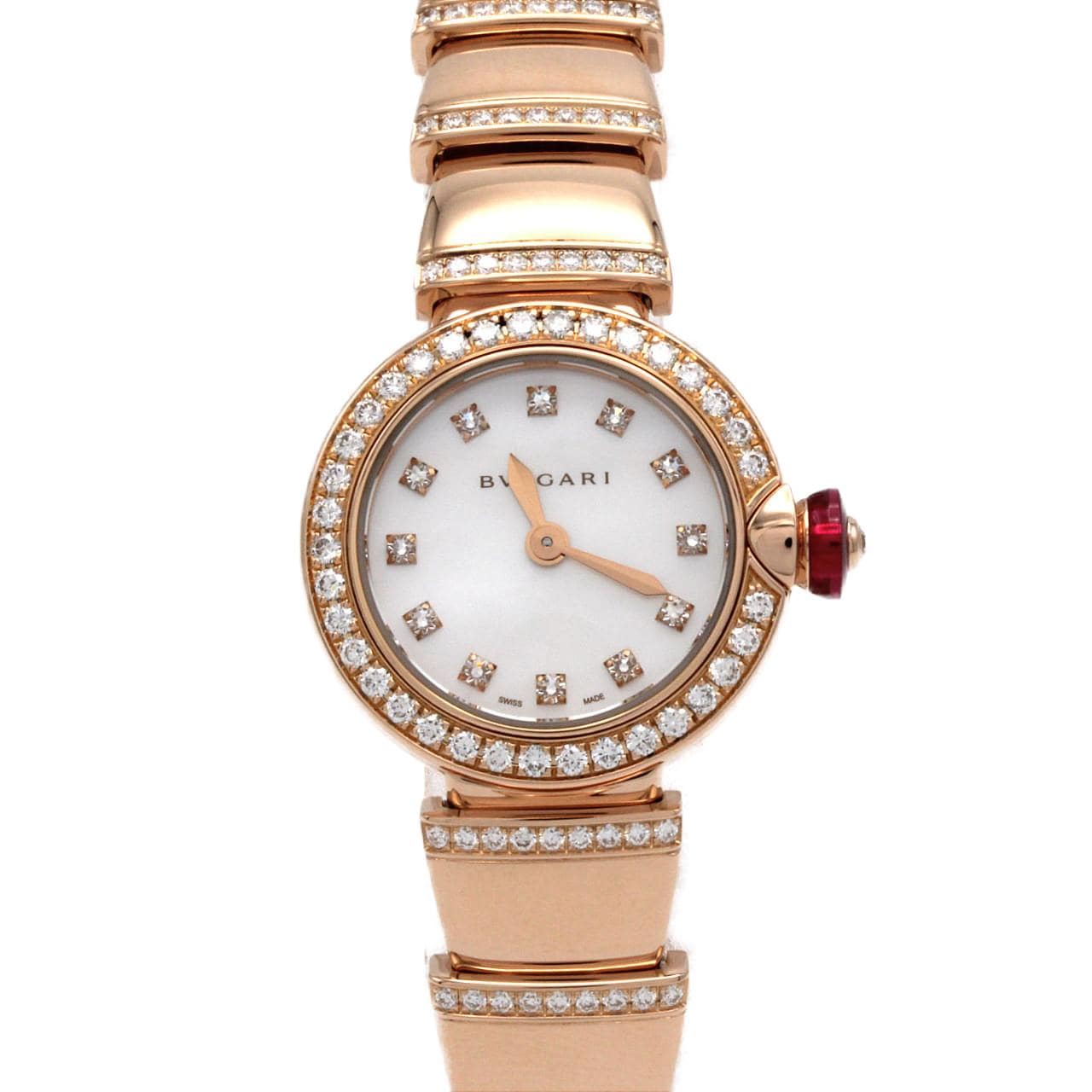 ブルガリ ピッコラルチェア PG/D･12P･ブレスD LUP23G/LUP23WGDGD1/12 PG･RG クォーツ