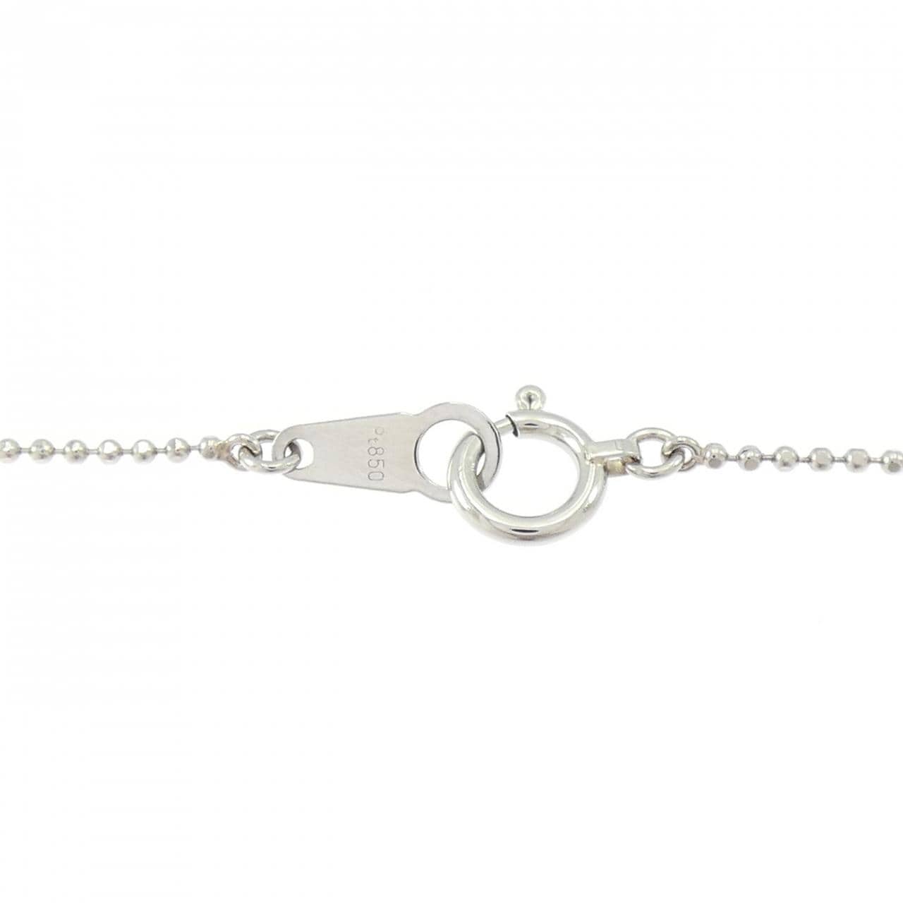 PT900/PT850 サファイヤ ネックレス 0.40CT