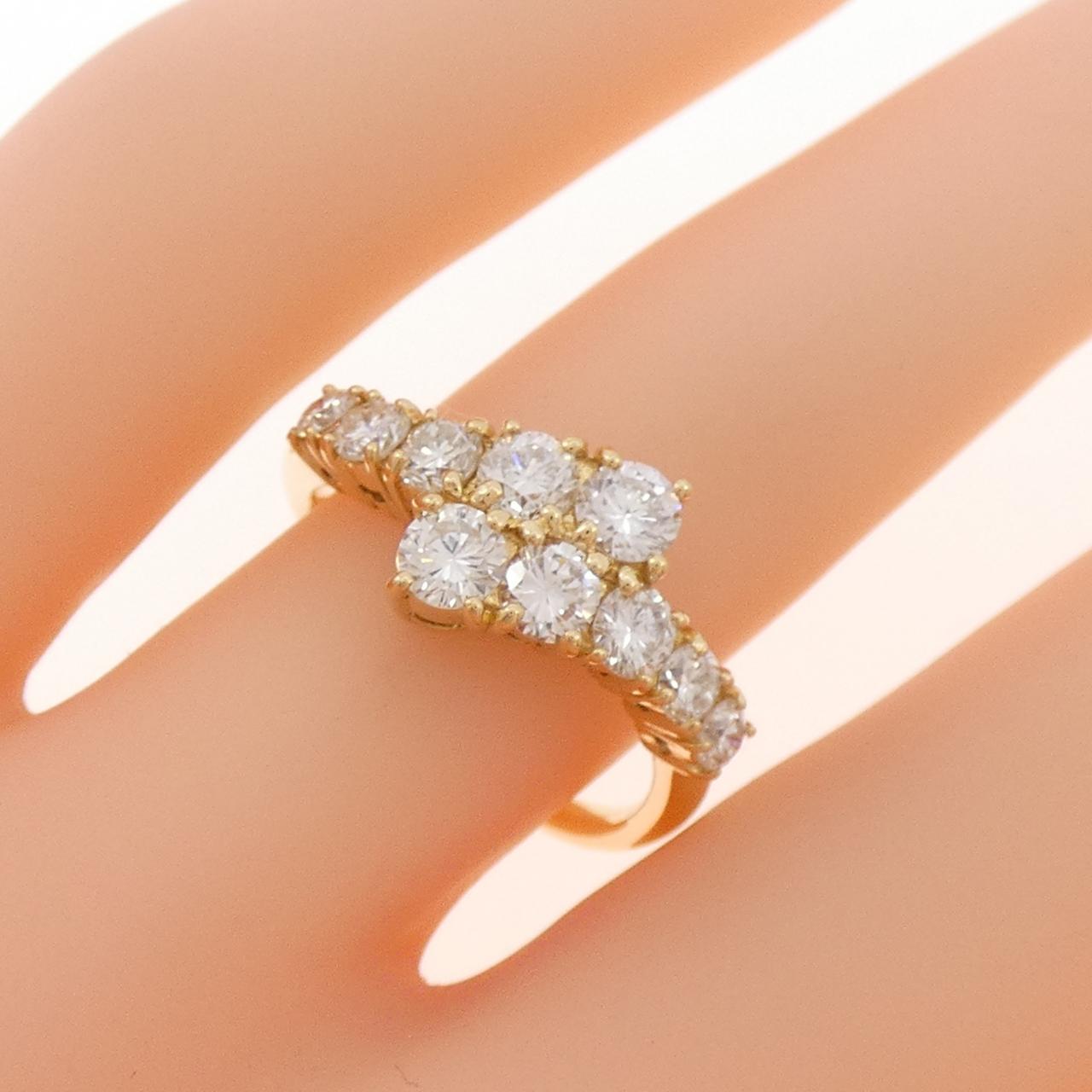K18YG ダイヤモンド リング 1.05CT