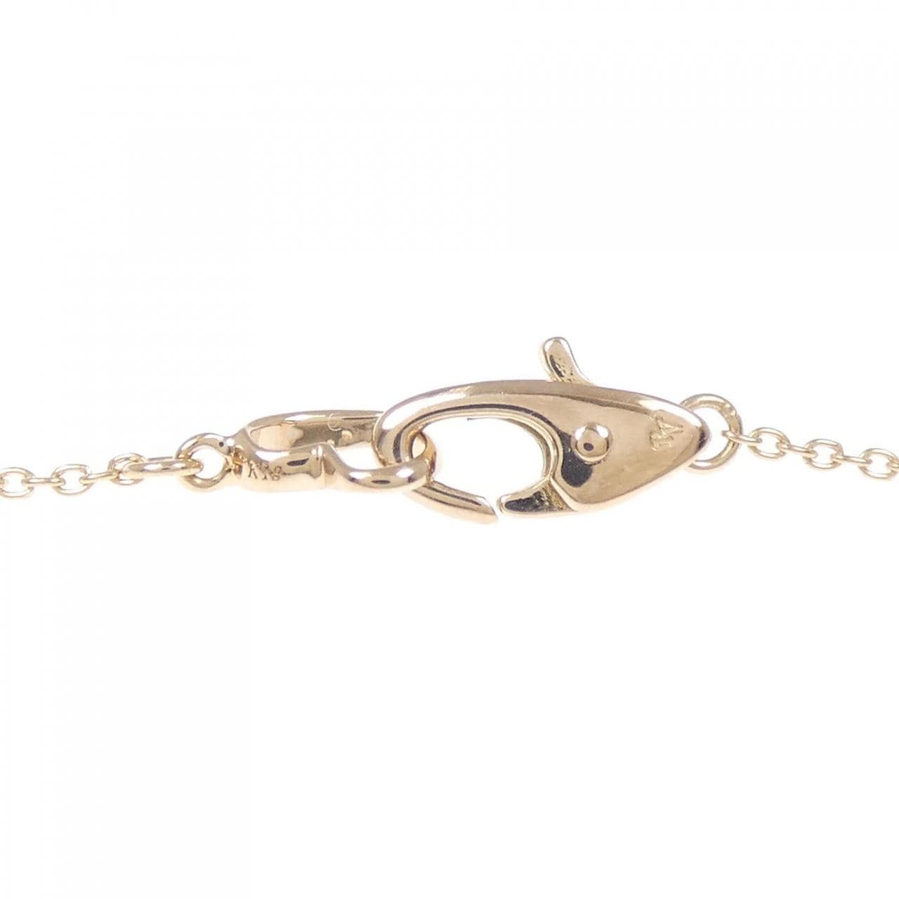 ポンテヴェキオ リボン ダイヤモンド ネックレス 0.06CT