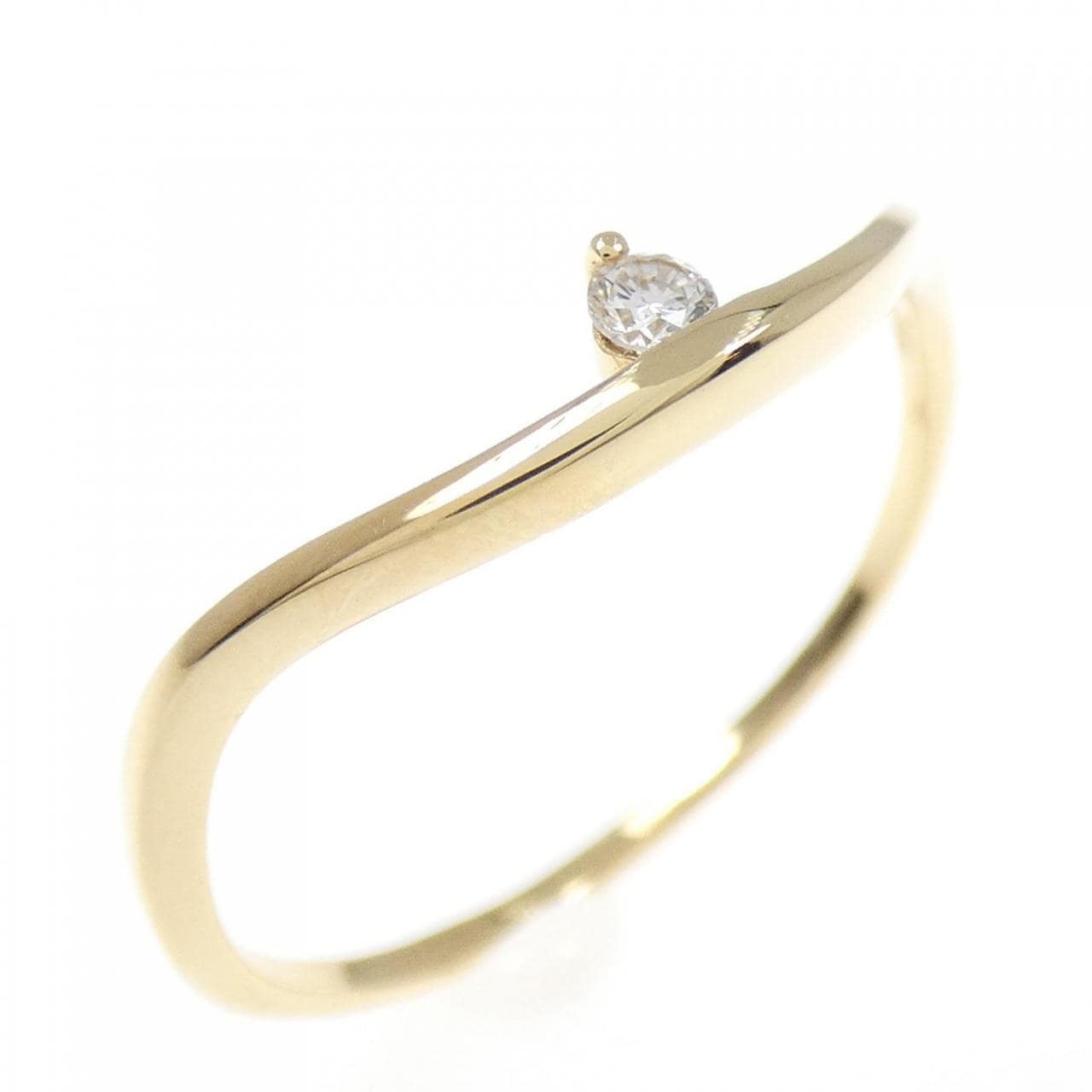 [Remake] K18YG Diamond Ring 0.03CT