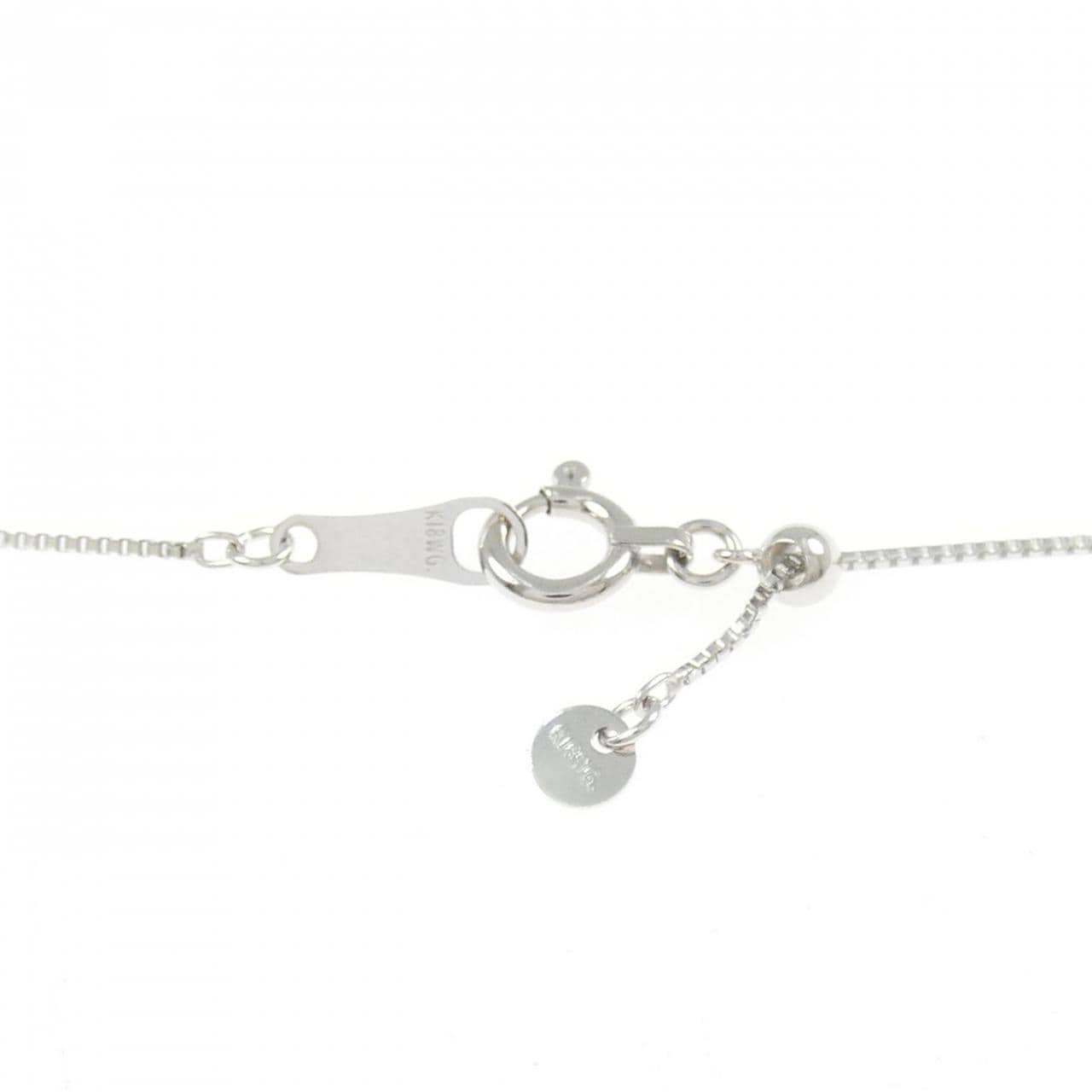 K18WG ダイヤモンド ネックレス 0.50CT