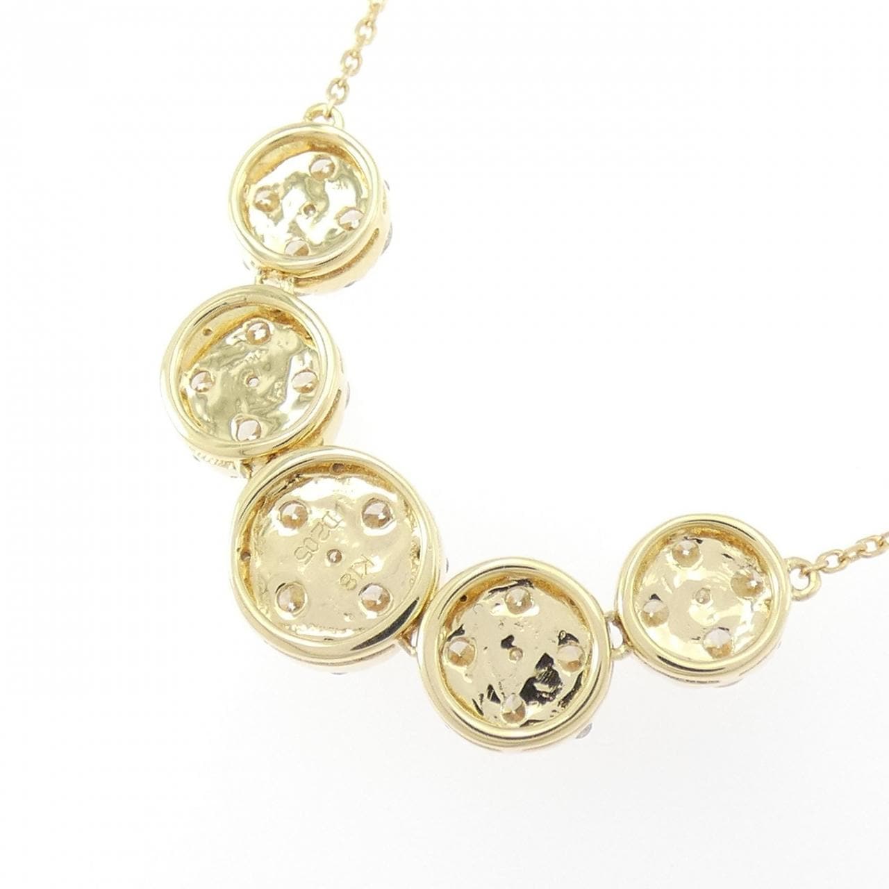 K18YG ダイヤモンド ネックレス 2.05CT
