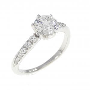 PT950 ダイヤモンド リング 0.702CT H SI1 3EXT H＆C