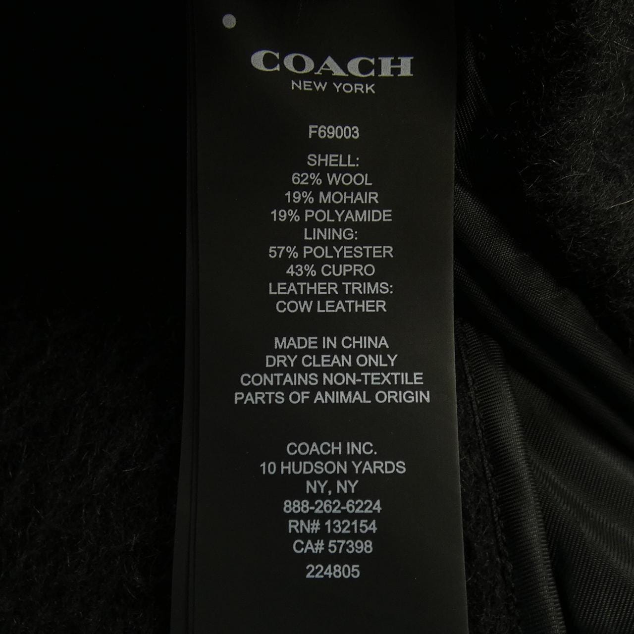 コーチ COACH コート