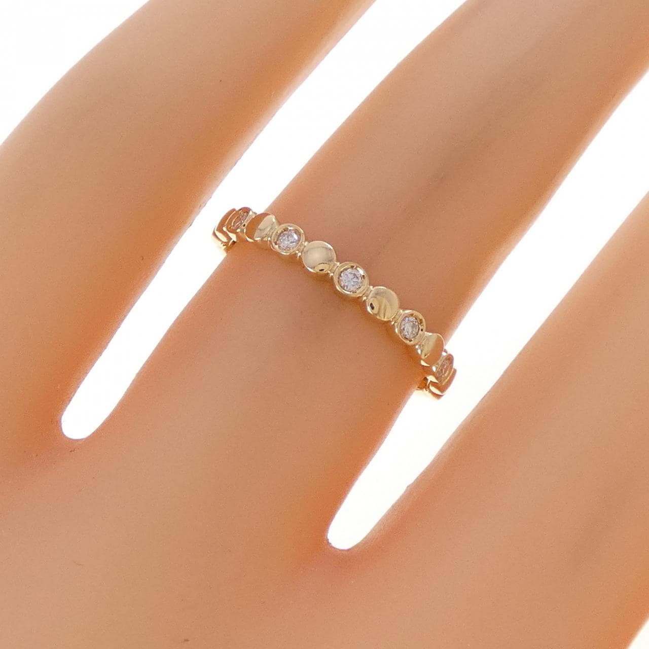 K18YG ダイヤモンド リング