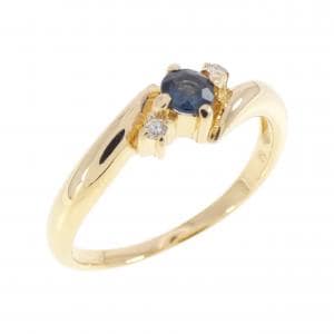 K18YG サファイヤ リング