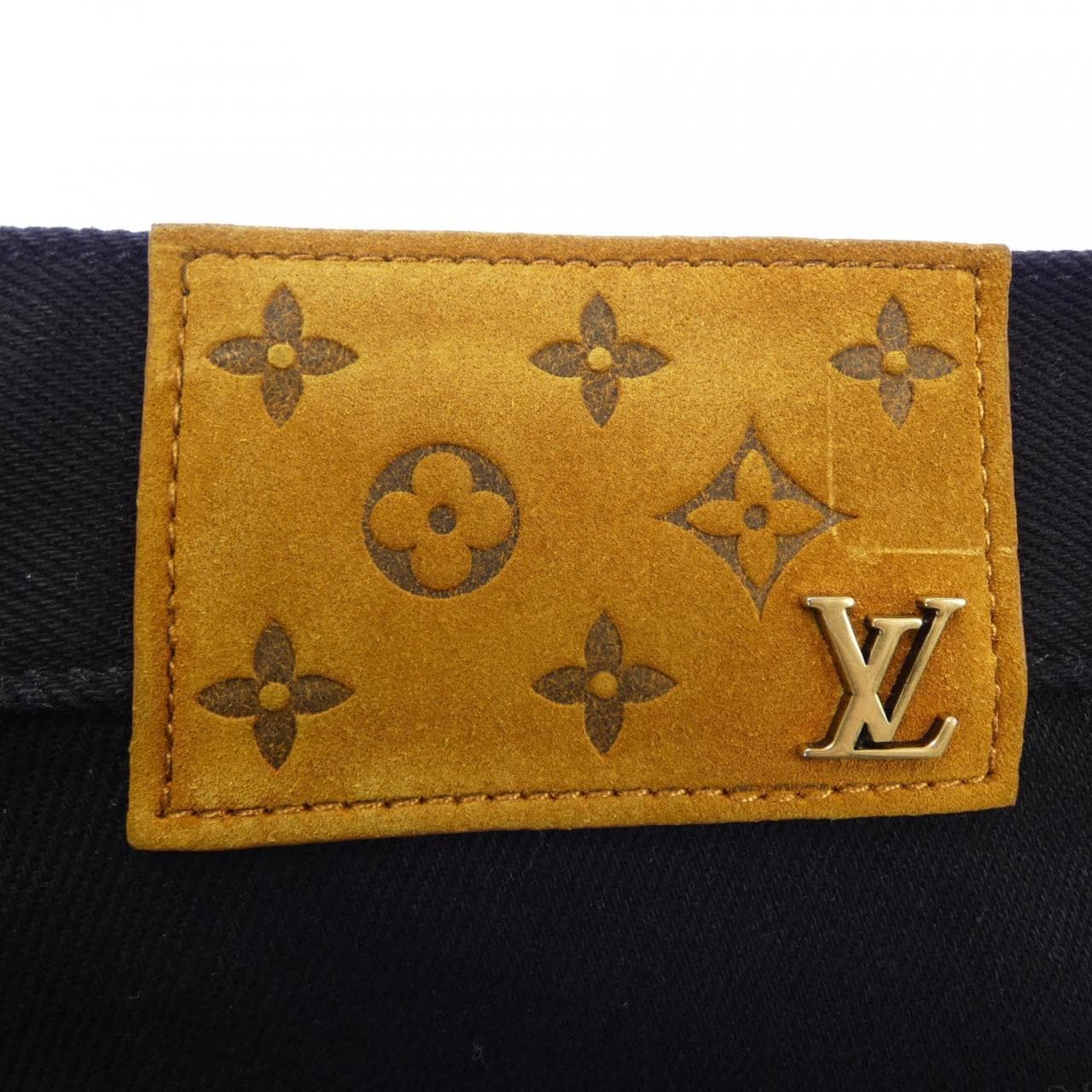 ルイヴィトン LOUIS VUITTON モノグラムディテールカーペンターデニムパンツ HND10WOK4 ジーンズ