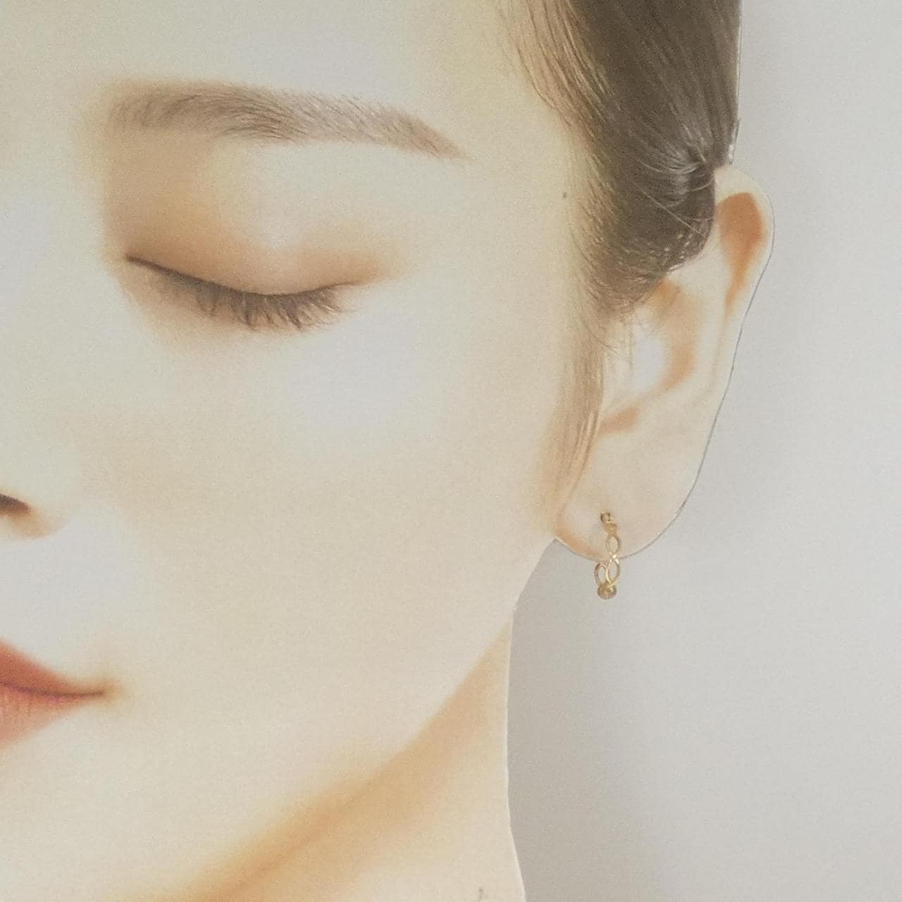 ポンテヴェキオ K10YG ピアス