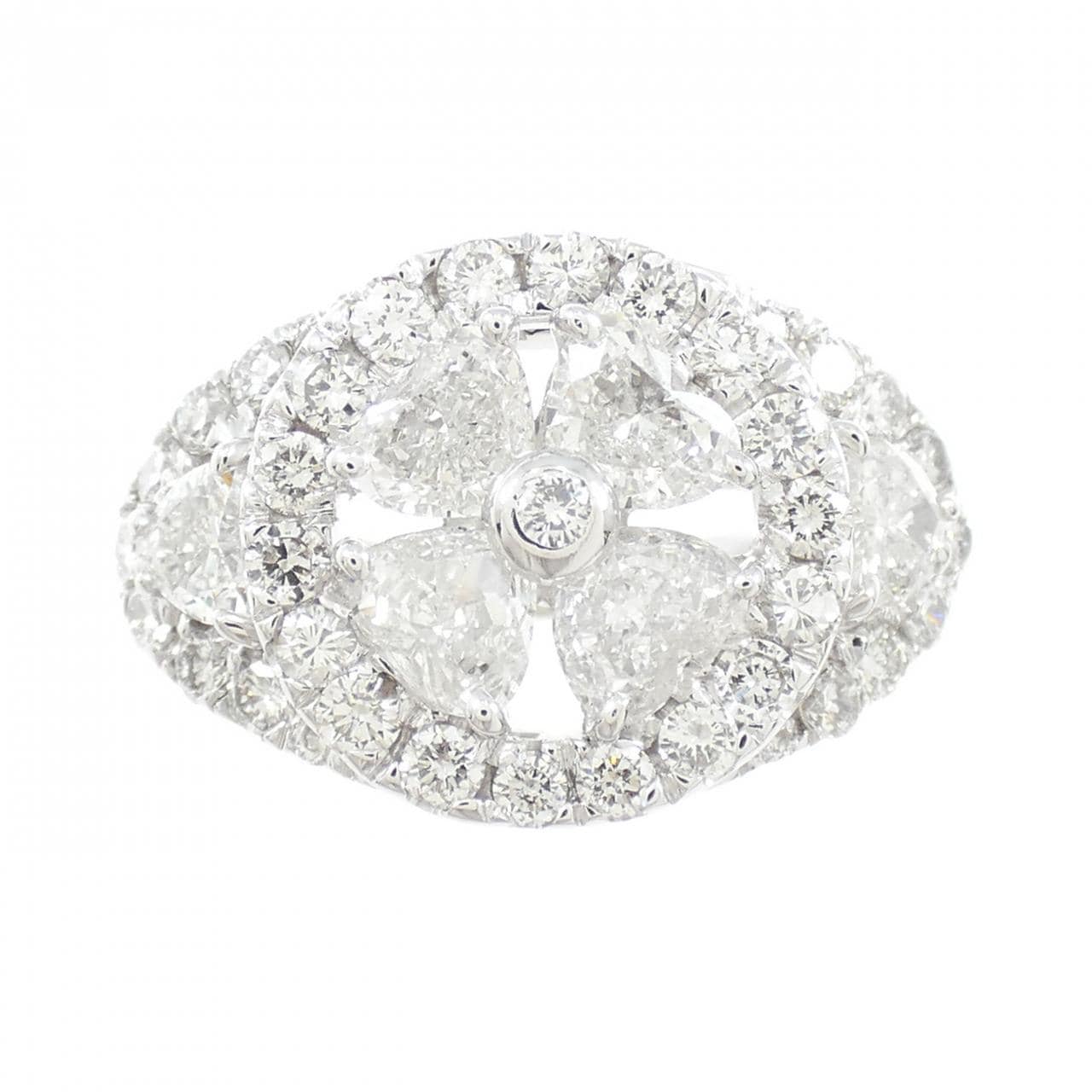 ポンテヴェキオ フラワー ダイヤモンド リング 2.030CT