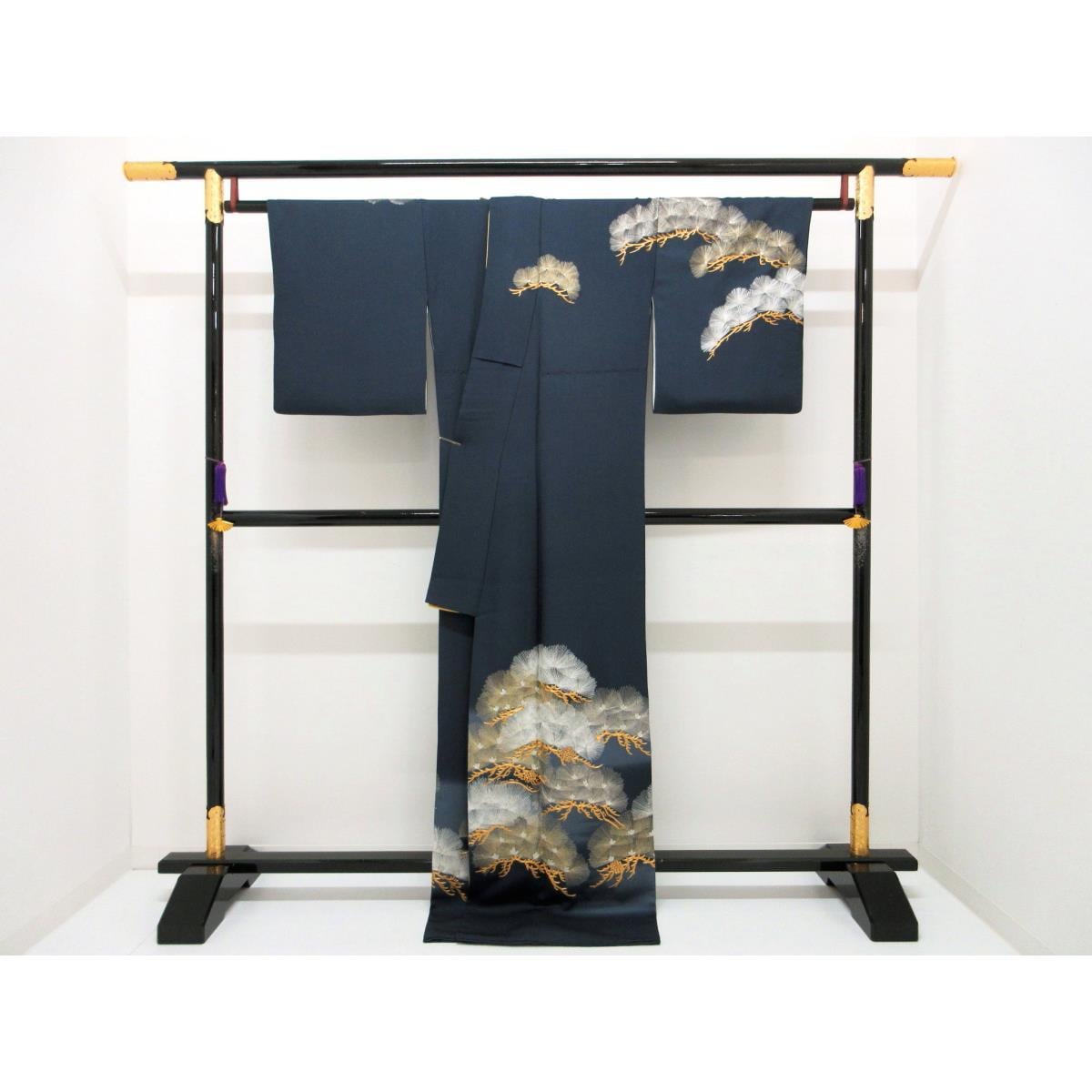 訪問着　刺繍加工　ボカシ染