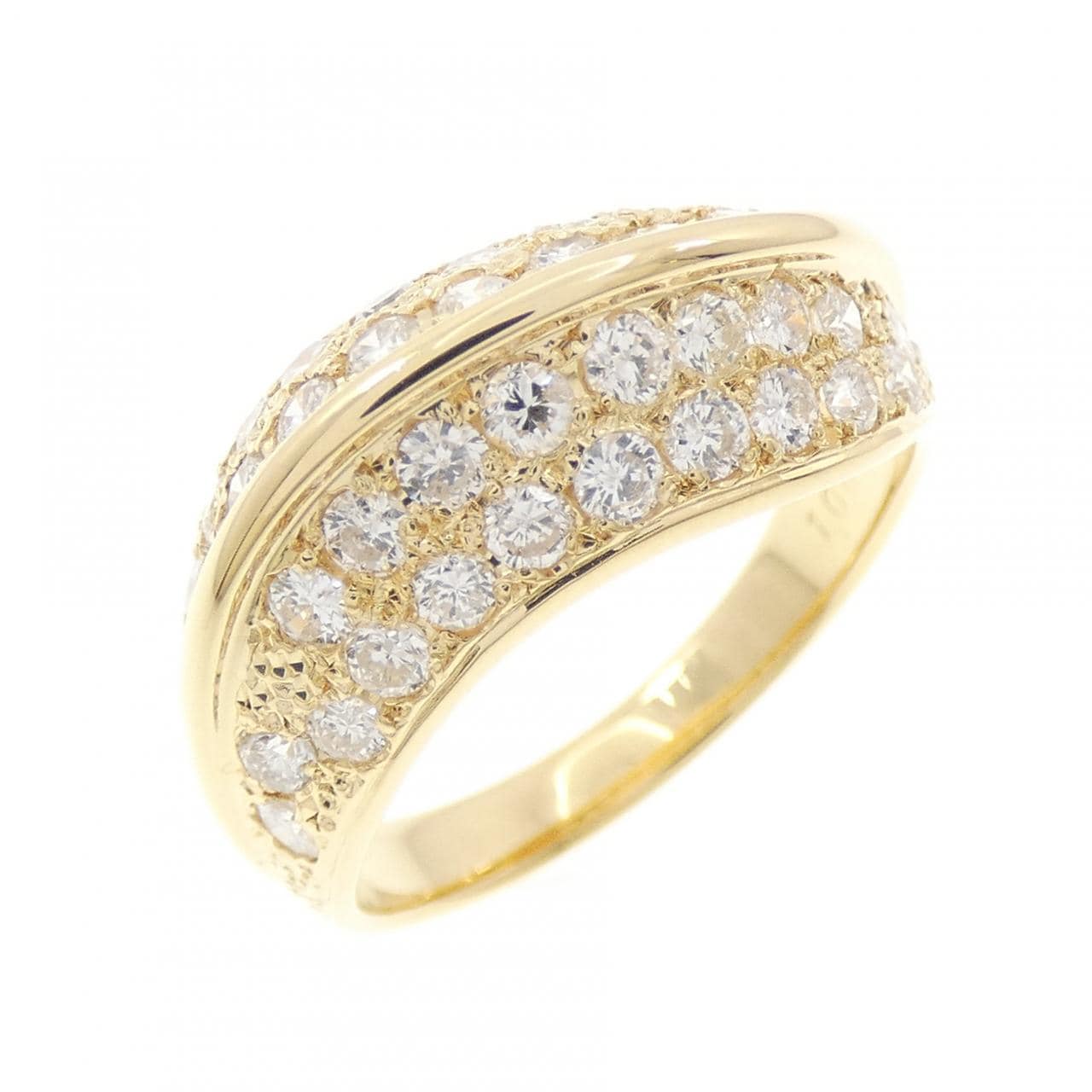 K18YG ダイヤモンド リング 1.00CT