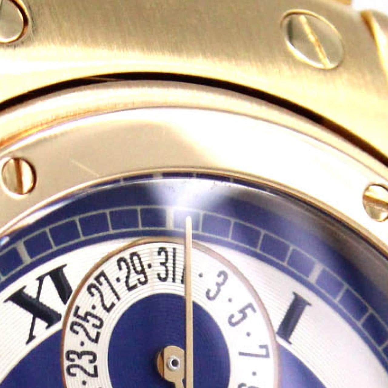 カルティエ サントスロンド MM クロノリフレックス YG W15078G1 YG クォーツ