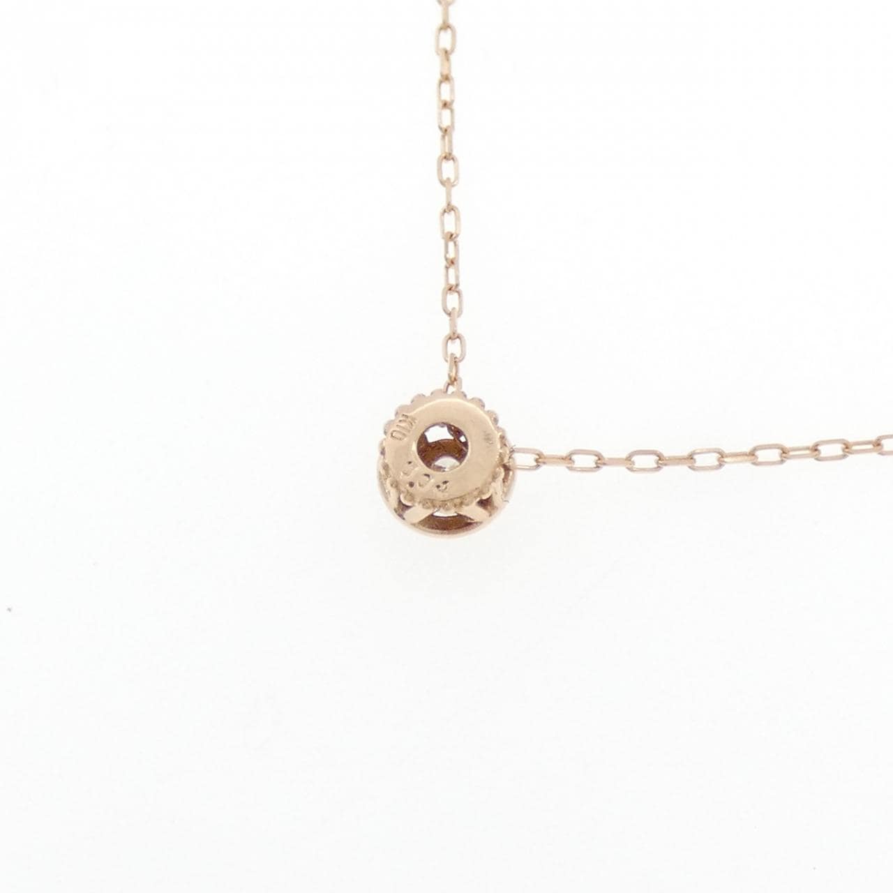 K10PG单钻钻石项链 0.04克拉