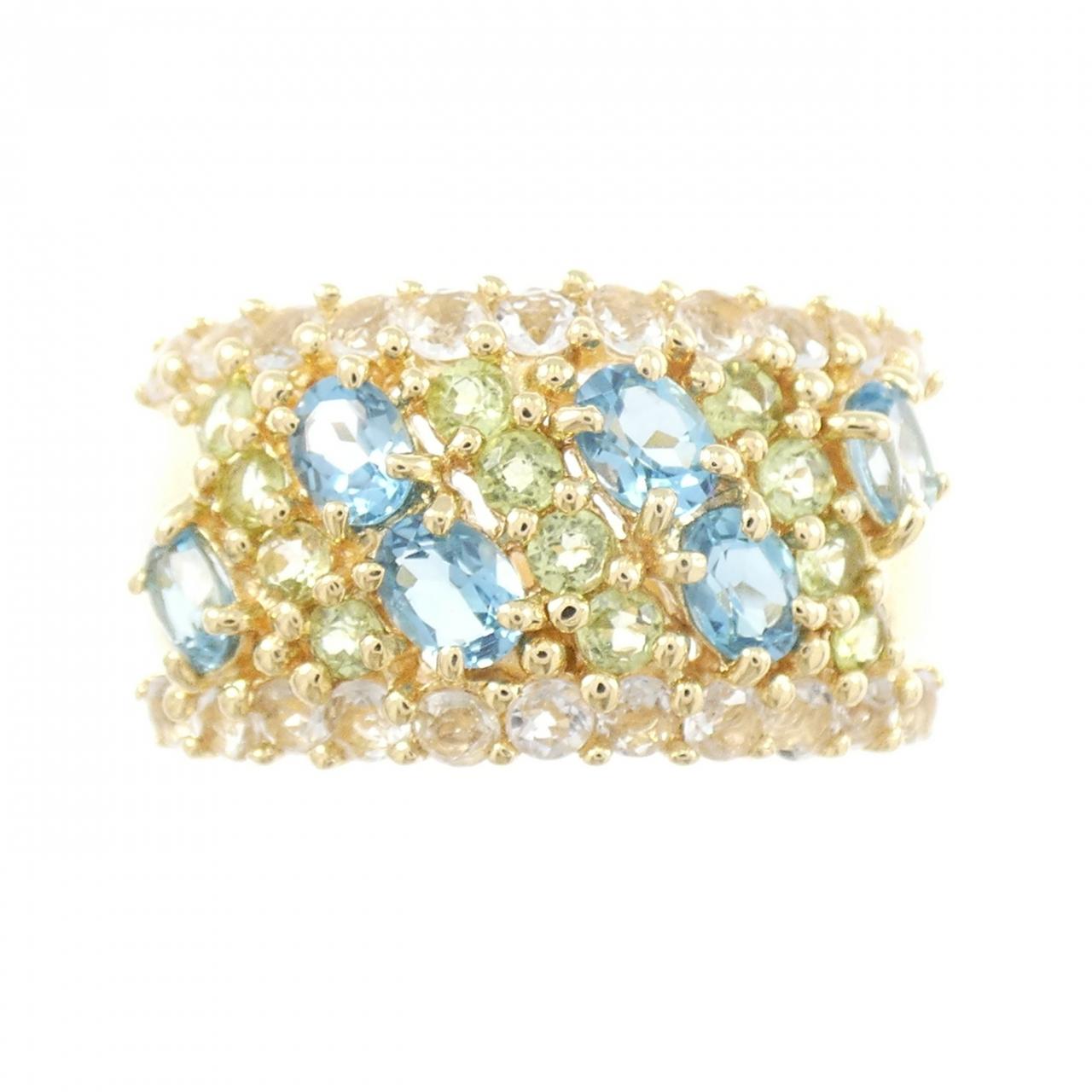 K18YG トパーズ リング