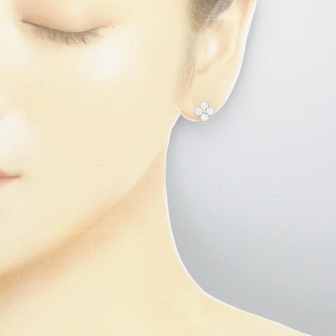 [BRAND NEW] PT Diamond Earrings 0.503CT 0.501CT E VS1-SI1 VG-GOOD