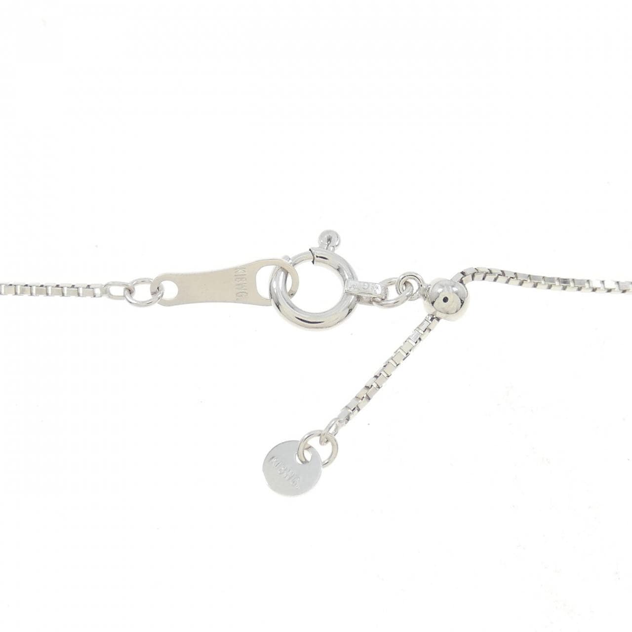 K18WG Heart Diamond Necklace 0.22CT