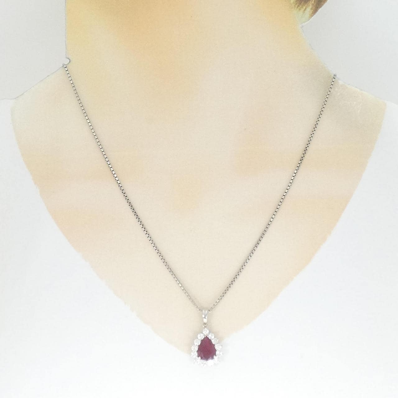 PT ルビー ネックレス 2.03CT