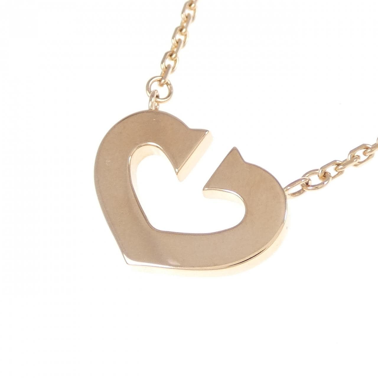 Cartier C heart项链