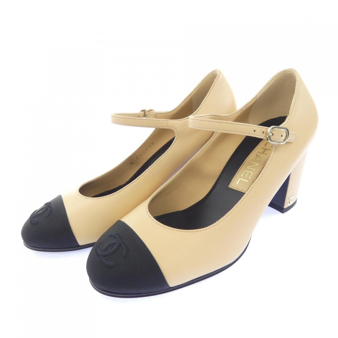 シャネル CHANEL メリージェーン MARY JANES G45119B14015 パンプス
