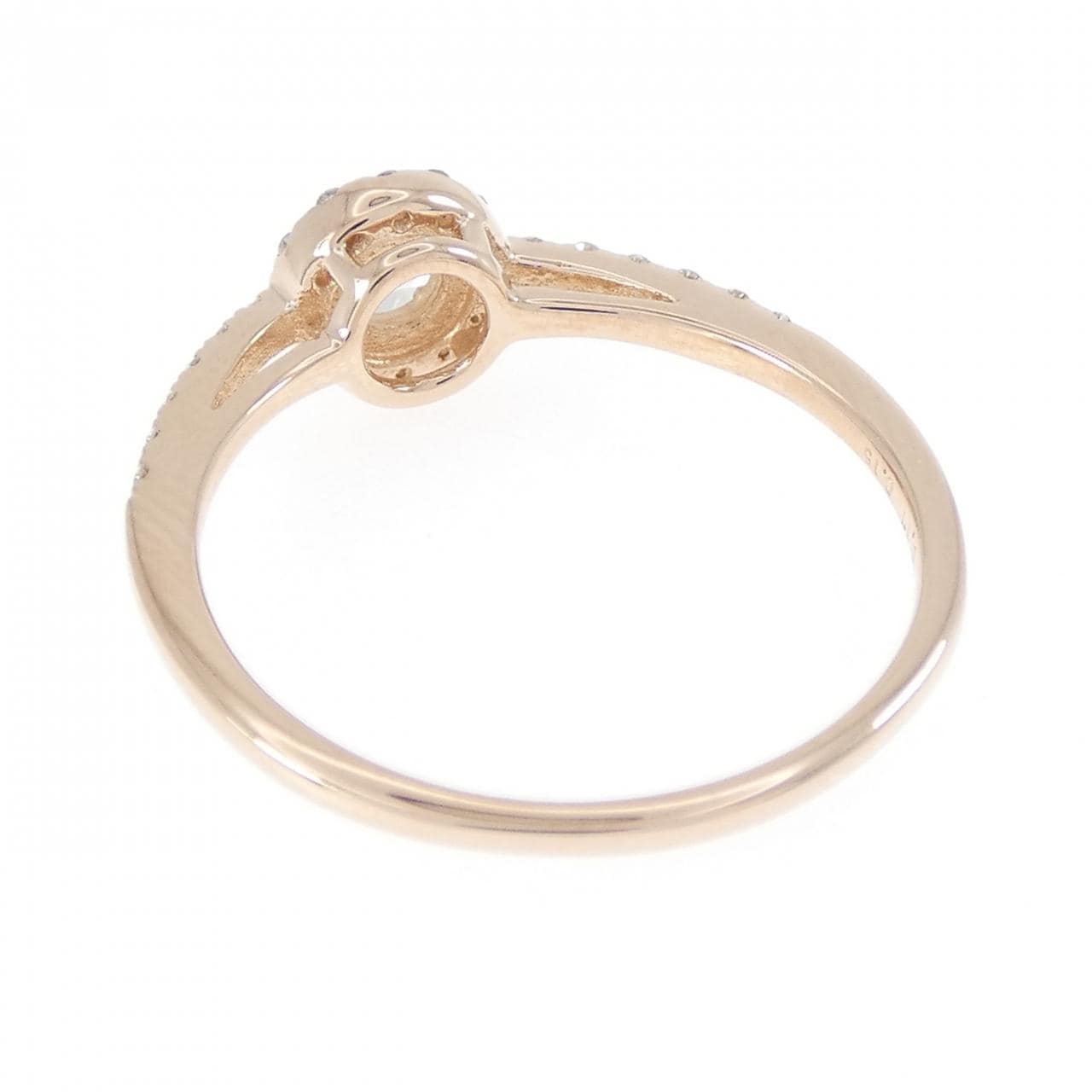 K18PG ダイヤモンド リング 0.17CT
