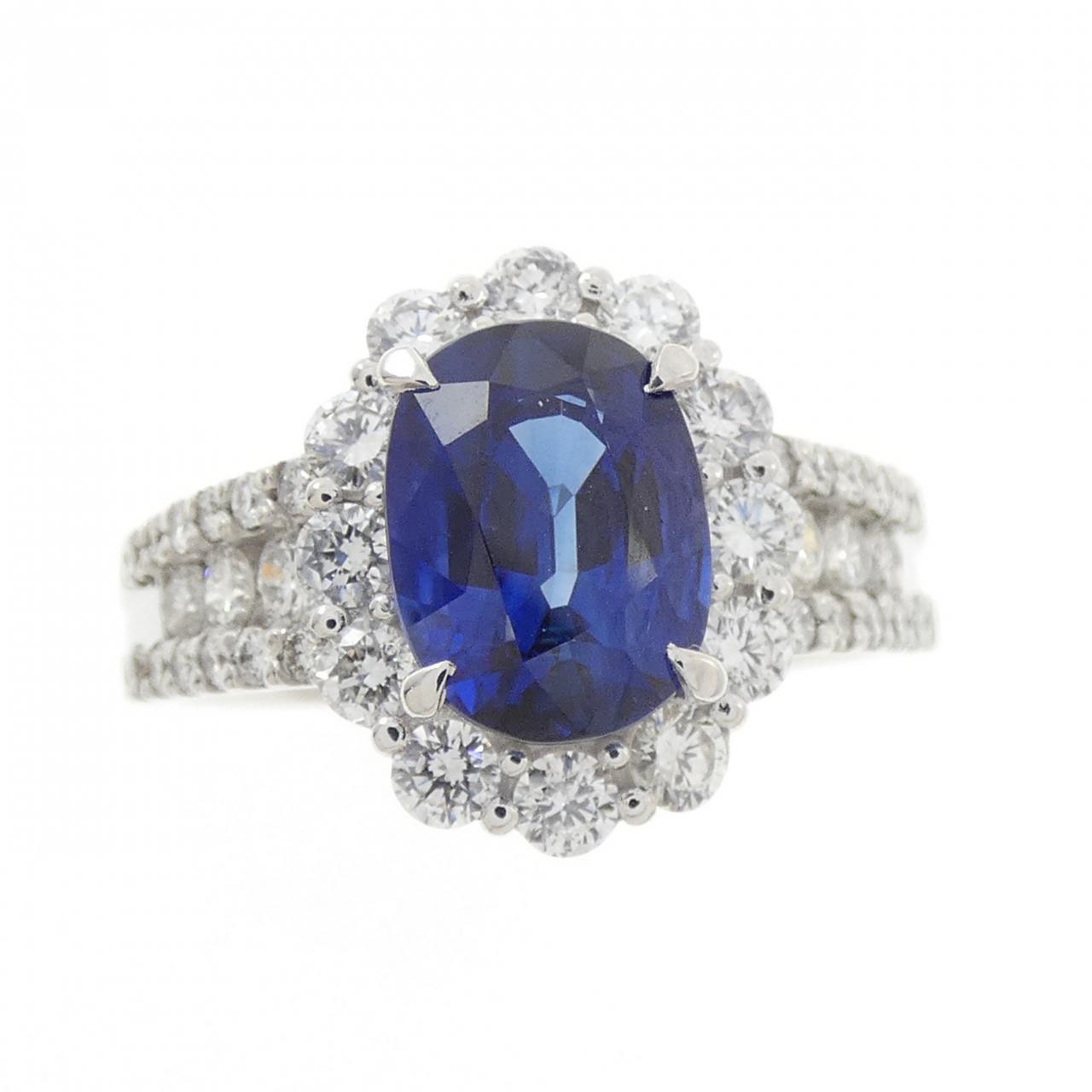 PT900 Sapphire Ring 2.38CT