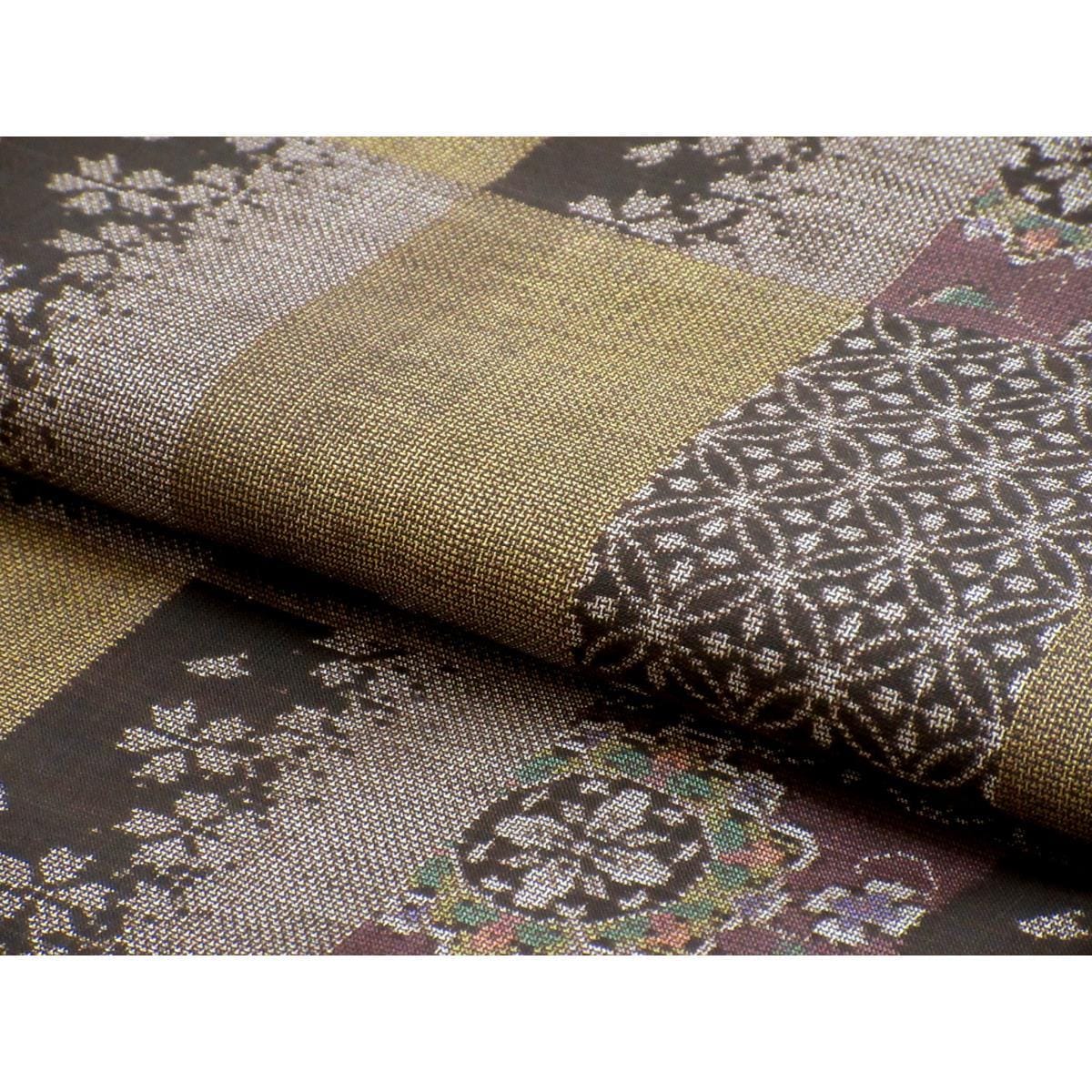 【未使用品】紬【正品奄美Ooshima Tsumugi】附證書，9分