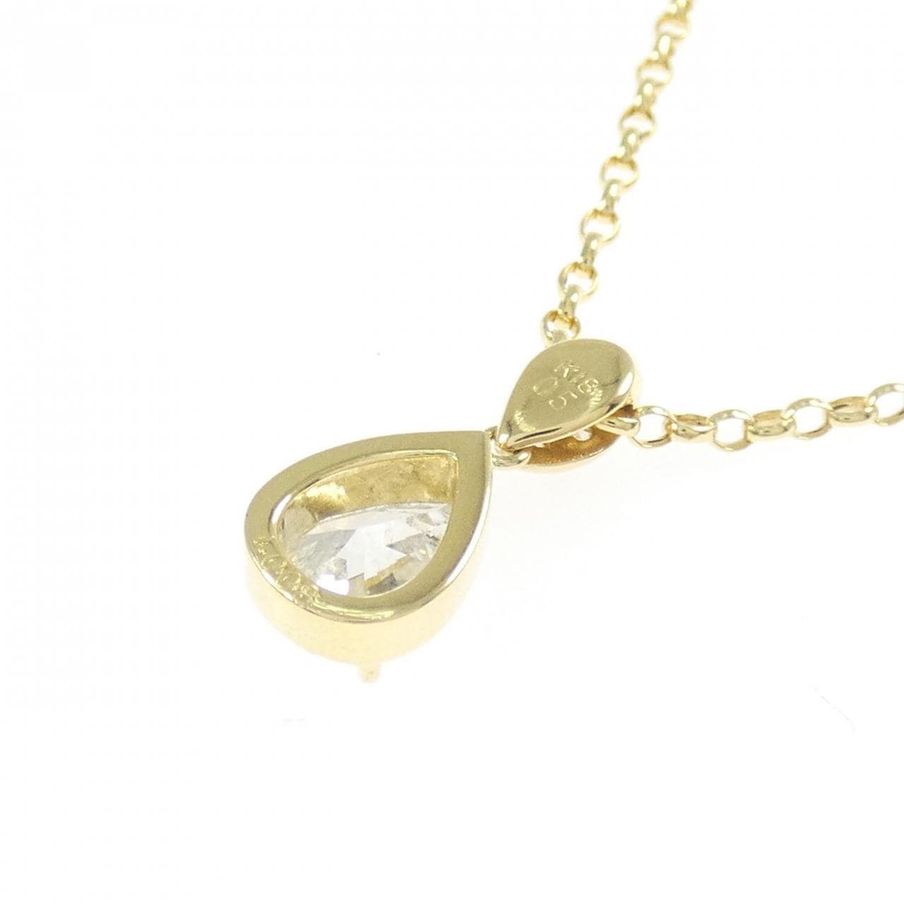 K18YG/750YG ダイヤモンド ネックレス 1.008CT