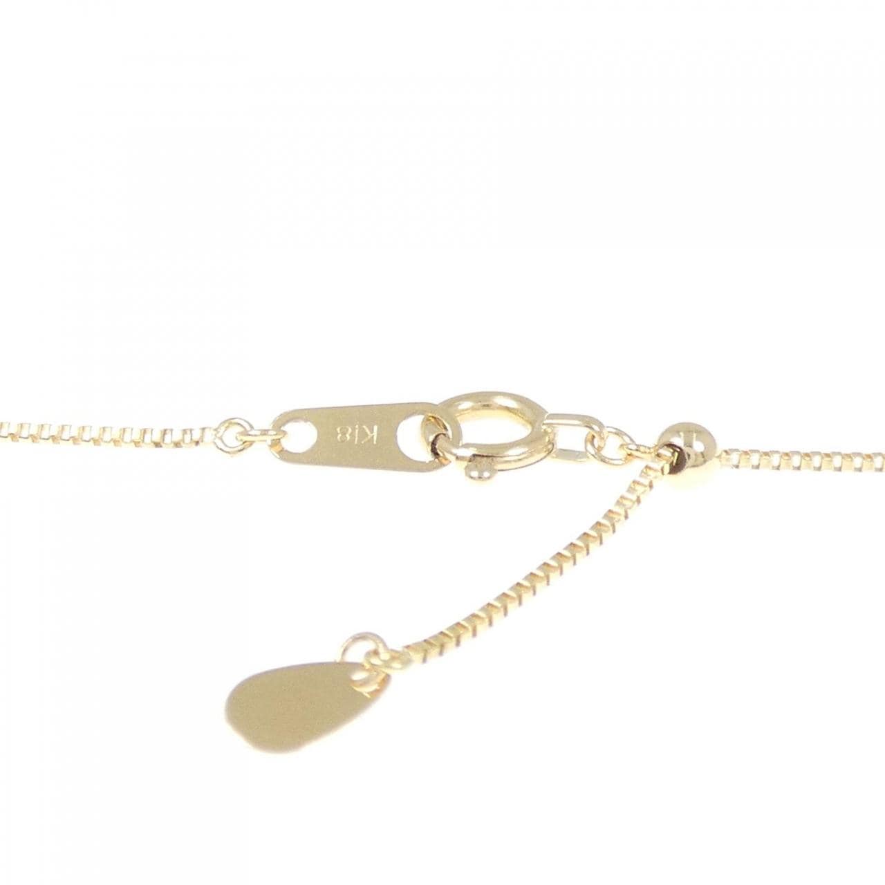 K18YG ダイヤモンド ネックレス 0.12CT