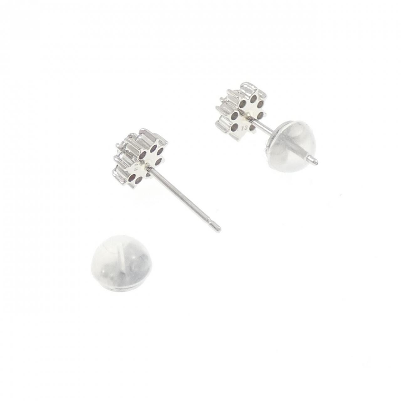 PT900 ダイヤモンド ピアス 0.26CT