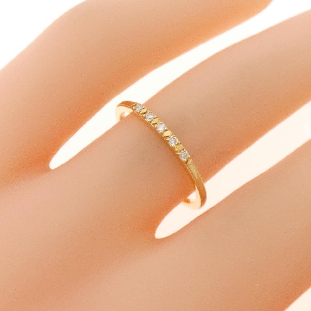 アガット ダイヤモンド リング 0.05CT