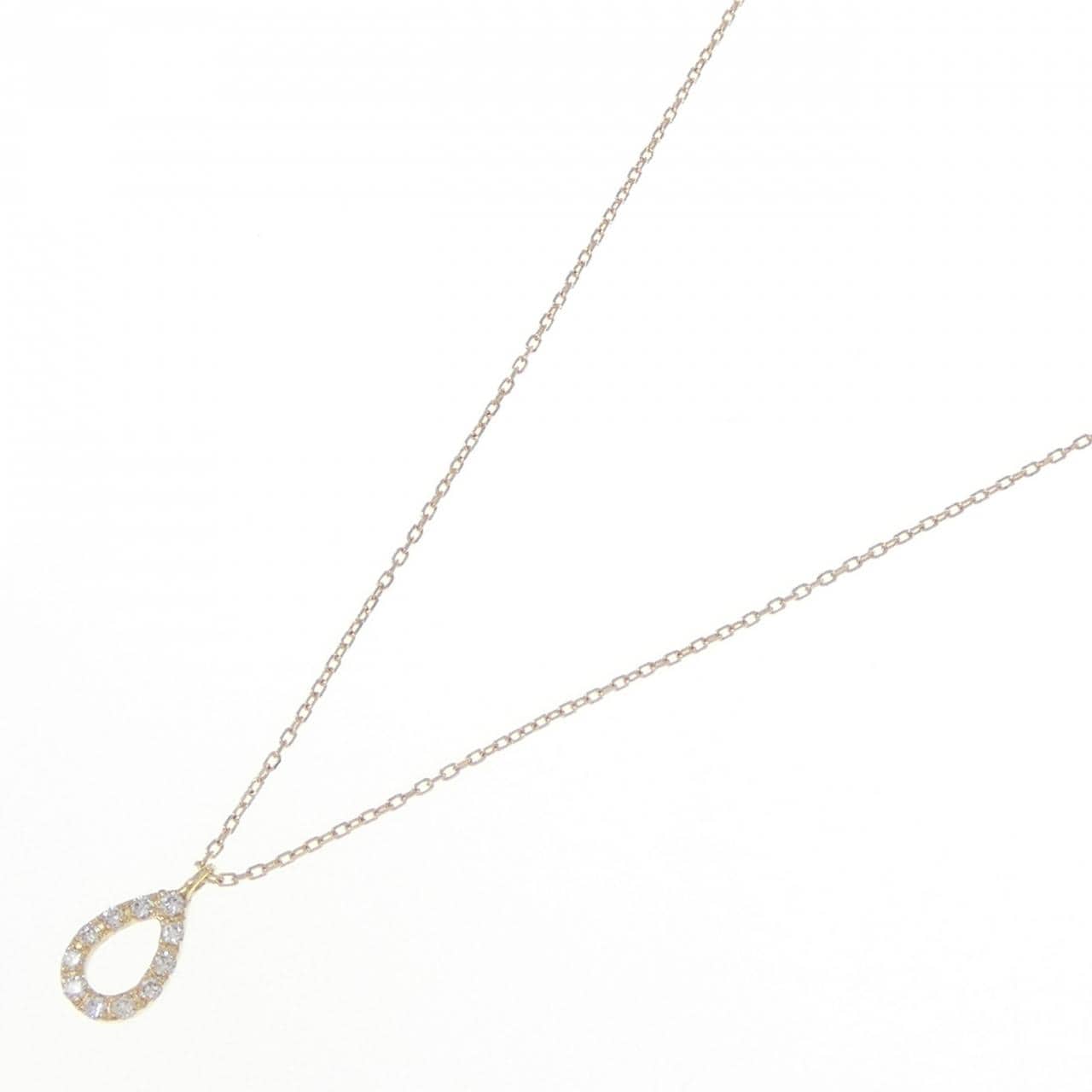 K18YG ダイヤモンド ネックレス 0.044CT