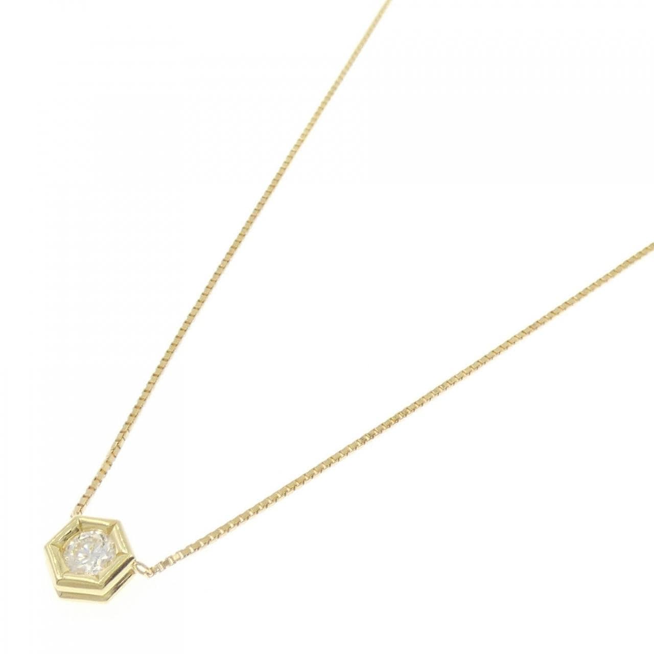K18YG ダイヤモンド ネックレス 0.511CT