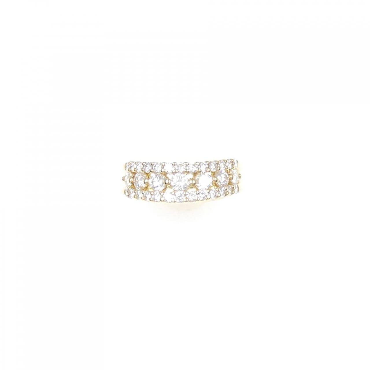 K18YG ダイヤモンド リング 1.07CT